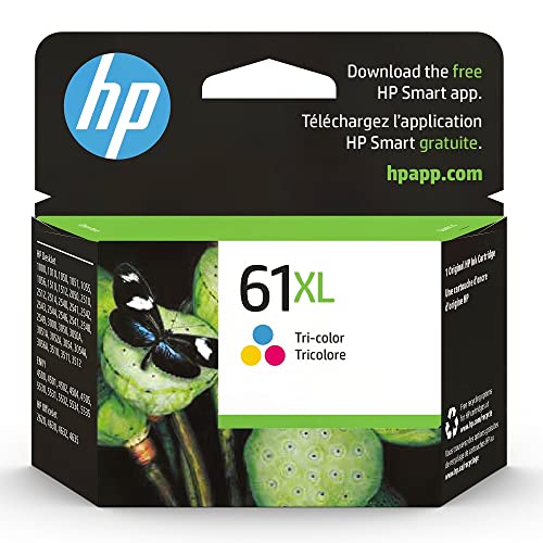 HP 61XL TRI-COLOR HIGH-YIELD INK WORKS WITH DESKJET 1000, 1010, 1050, 1510, 2050 - Brand New