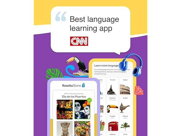 Rosetta Stone Learn UNLIMITED Languages Lifetime Access 24 Languages Online Code
