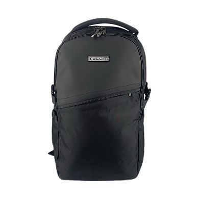 TUCCI ITALY SPRINTRIDER MULTI-COMPARTMENT BACKPACK - BLACK - Brand New