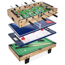 Best Choice Products 4-in-1 Multi Game Table Combination Arcade Set - Natural - Brand New