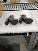 STEVE MADDEN WOMENS TRIPLE - SIZE: WOMEN 8 - BLACK - Like New