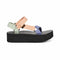 TEVA WOMEN'S W FLATFORM UNIVERSAL SANDAL SIZE WOMEN 10 (JP W27) SHERBERT MULTI - Like New