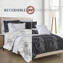 Elegant Comfort Reversible 10-Piece Comforter Set Marble, 10pc Marble, Queen - Brand New