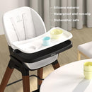 GAIVE 8 in 1 Convertible Wooden High Chair, Easy to Clean - White - Like New