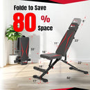 Fitness Reality Adjustable Weight Bench Press Incline Decline Training - Like New