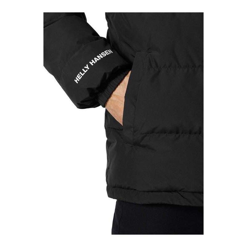 HELLY HANSEN YU 23 REVERSIBLE PUFFER MENS LEISURE JACKET - SIZE: MEN L - BLACK - Brand New