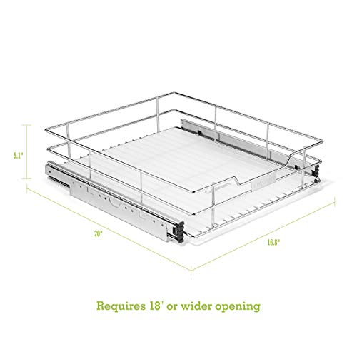 CUISINART 17" SLIDING CABINET ORGANIZER, CHROME FINISH CTG-00-17COP1 - CHROME - Like New