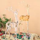 18" Tall Acrylic Christmas Reindeer Figurines Statues Sculpture B0FK39FY49 -NEW - Brand New