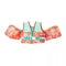 SPEEDO SPLASH JAMMER YOUTH LIFE VEST 33-55 LBS BUCKLE CLOSURE - CORAL/TEAL - Brand New