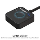 SABRENT 2-PORT USB TYPE-C KVM SWITCH WITH 60 WATT POWER DELIVERY OPTION - BLACK - Like New