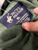 PACIFIC POLO CLUB FLEECE FULL-ZIP HOODIES - SIZE: MEN XL - FOREST GREEN - Brand New