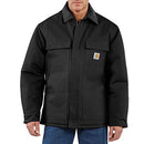 CARHARTT MEN'S LOOSE FIT FIRM DUCK INSULATED COAT - 4XL - BLACK - Brand New