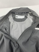 ADIDAS GL7885 WOMEN'S SIDELINE 21 LONG SLEEVE 1/4 ZIP PULLOVER - XL - GRAY/WHITE - Like New