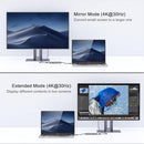 QGEEM USB C HUB QGEEM USB 4K TO HDMI ADAPTER 7 IN 1 USB-C DONGLE WITH 100W PD - Brand New