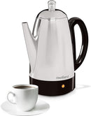 West Bend 54159 12-Cup Stainless Steel Electric Coffee Percolator - Silver - Like New
