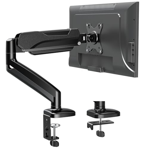 MOUNTUP Single Monitor Desk Mount, Adjustable Gas Spring - Scratch & Dent