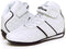 GOODYEAR MENS CLUTCH RACER SNEAKER HIGH-TOP SNEAKERS - SIZE: MEN 8 - WHITE/BLACK - Brand New