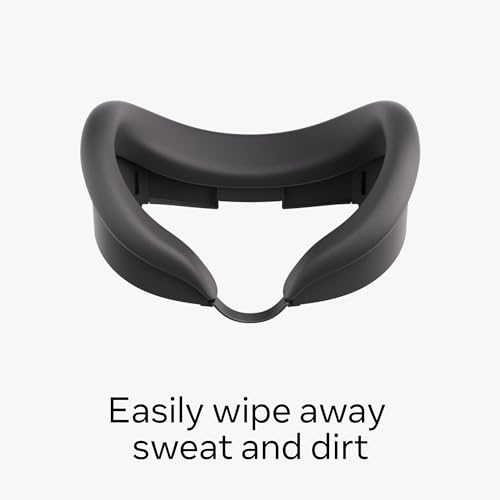 META QUEST 3 SILICONE FACIAL INTERFACE- BLACK - Like New