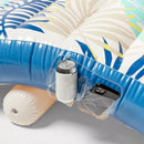 SUN SQUAD CHAISE LOUNGE PRINTED SMS WATER FLOATS AND INFLATABLES - BLUE/WHITE - Like New