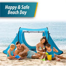 ZONE TECH INSTANT POP UP BEACH TENT CANOPY - BLUE - Like New