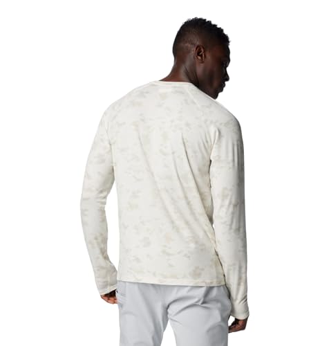 COLUMBIA MEN'S PFG UNCHARTED LONG SLEEVE - SIZE: MEN M - STONE UNCHARTED WATERS - Brand New