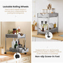 PHINOX Under Sink Organizers and Storage Kitchen 2 Pack - Silver - Like New