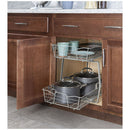 CLOSETMAID 2T-KCPO-1814 18" H X 14" W 2-TIER CABINET PULL-OUT ORGANIZER - WHITE - Like New