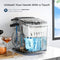 AGLUCKY PORTABLE ICE MAKER MACHINE COUNTERTOP WITH HANDLE, BLACK - Like New