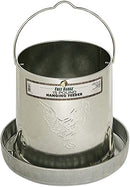 Harris Farms Galvanized Hanging Poultry Feeder 15 lbs Metal - Like New