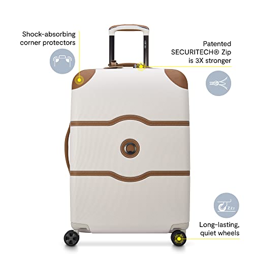 DELSEY PARIS CHATELET AIR 2.0 HARDSIDE LUGGAGE WITH SPINNER WHEELS 26" - ANGORA - Brand New