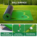 PARTRONUM OUTDOOR GOLF PUTTING GREEN MAT PRACTICE MAT 5X12FT PT-GF-5X12 -GREEN - Like New