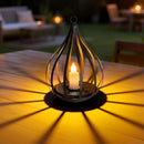 KAGOLING SOLAR LANTERNS OUTDOOR WATERPROOF 1 PACK SOLAR LIGHTS OUTDOOR - BLACK - Like New