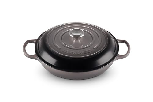 LE CREUSET ENAMELED CAST IRON SIGNATURE BRAISER 3.5 QT. - - Scratch & Dent