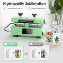 RUNWIN Tumbler Heat Press Machine,110V Auto Timer Cup Mug Heat Press Machine - Brand New