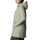 COLUMBIA WOMEN'S HEAVENLY LONG HOODED JACKET 1738161 SAFARI M - Brand New