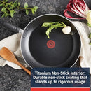 T-FAL EXPERIENCE NONSTICK COOKWARE SET 12 PIECE, INDUCTION, BLACK - BLACK - Like New