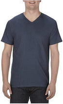 Alstyle 5300 Adult Ringspun Cotton V-Neck T-Shirt New