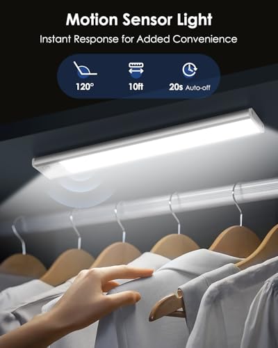 5-Pack Under Cabinet Lighting, Upgraded 2000mAh Rechargeable Wireless - Like New