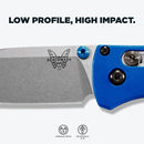 Benchmade Bugout Outdoor EDC Folding Knife, Slim, Lightweight (535) - BLUE - Like New