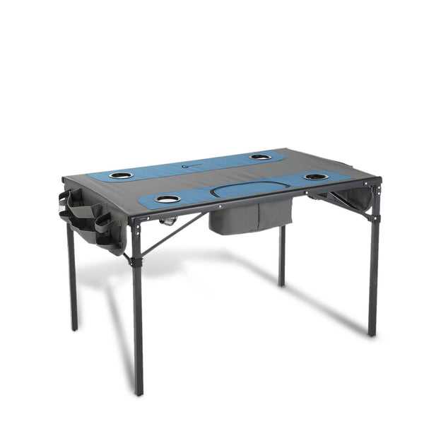 ARROWHEAD OUTDOOR 51” Heavy-Duty Portable Folding Table Integrated Cooler - Like New