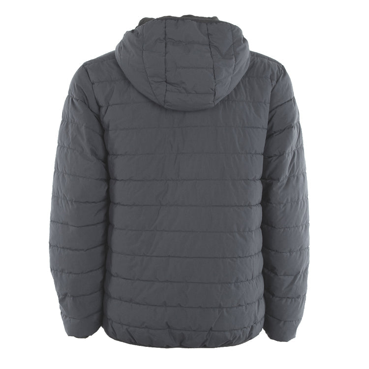 IZOD MEN'S PACKABLE PUFFER JACKET IZ293X - SIZE: MEN L - IRON GATE - Brand New