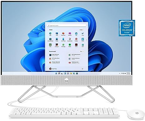 HP All-in-One Desktop 23.8” FHD J4025 8GB 256 GB SSD 24-CB0010 - Starry White Like New