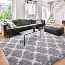 Merelax Fluffy Rug Modern Indoor Plush Bedroom Luxury Fuzzy 5x8, Grey - Brand New