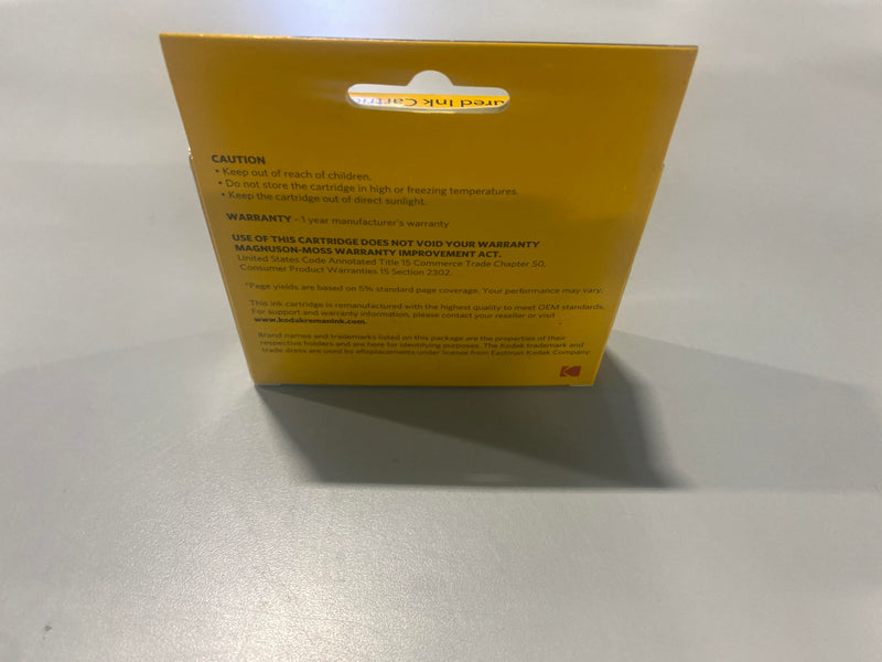 KODAK REMANUFACTURED INK CARTRIDGE HP 564 XL YELLOW COMPATIBLE - YELLOW - Brand New