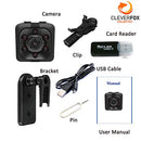 CLEVERFOX UNLIMITED MINI SPY CAMERA WITH AUDIO & VIDEO - BLACK - Like New