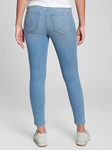 GAP WOMENS MID-RISE FAVORITE JEGGING PANT SIZE WOMEN 32/14 INDIGO - Like New