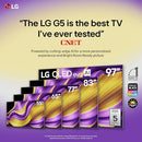 LG 65" Class OLED evo AI Super Upscaling 4K G5 Series Smart TV OLED65G5WUA - Like New