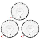 X-Sense Hardwired Smoke Detectors 3-Pack XP04-S Like New