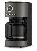 CUISINART DCC-1220BKSFR 12 CUP COFFEEMAKER, STAINLESS STEEL BLACK - BLACK - Like New