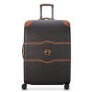 DELSY PARIS CHATELET AIR 2.0 LUGGAGE SPINNER WHEELS CHECKED 28" 1PC - BROWN - Brand New